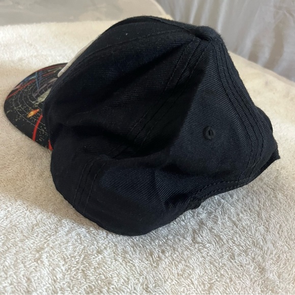 Lucasfilm's "Star Wars" Adjustable Black Cap with Star Graphics on Brim - Picture 10 of 16